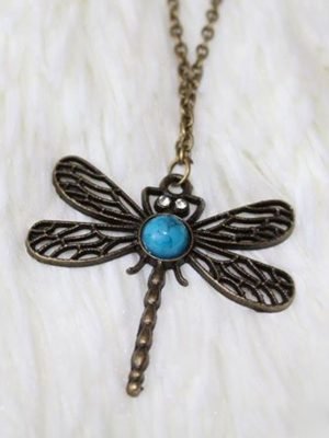 COLLANA CON PENDENTE LIBELLULA