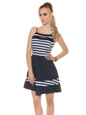 CLARK-ABITO A RIGHE CON GONNA A RUOTA