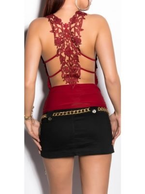 JONAS-TOP CON PIZZO SULLA SCHIENA