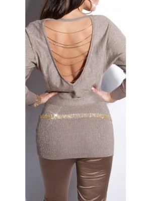 MARK-ABITO MAGLIA LUNGA LUREX