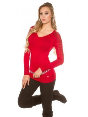 LISLE-MAGLIA LUNGA CON PAILLETTES