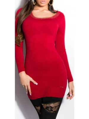 TOLLY-VESTITO MINIABITO MAGLIA LUNGA