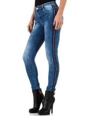 Jeans Hoke con striscia laterale