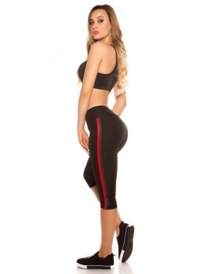 TRACK-PANTALONE FITNESS TUTA CON STRISCE
