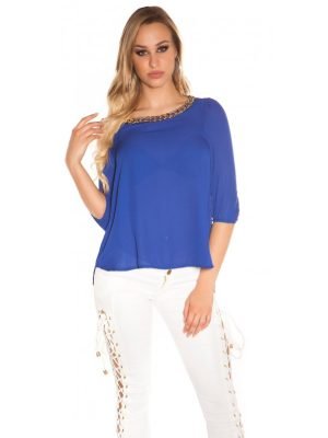 IRISH-BLUSA CHIFFON