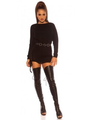 AXINA-ABITO MAGLIONE MAXI-MAGLIA OVERSIZE