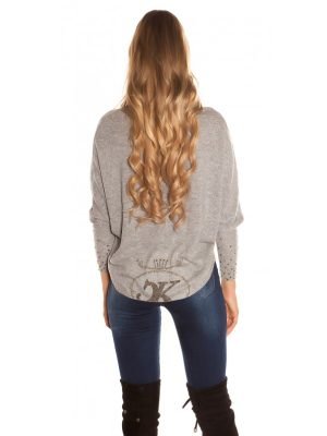 LIANE-MAGLIA BLUSA CON STRASS