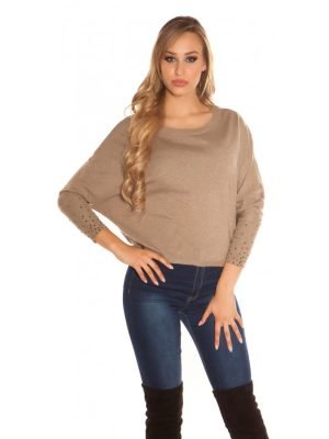 LIANE-MAGLIA BLUSA CON STRASS