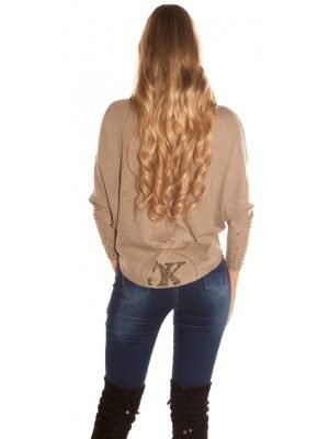 LIANE-MAGLIA BLUSA CON STRASS