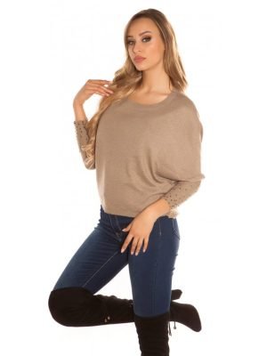 LIANE-MAGLIA BLUSA CON STRASS