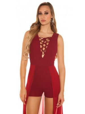 TERRIE-OVERALL CON CODA IN CHIFFON