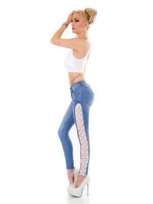 FAY-JEANS SKINNY CON PIZZO