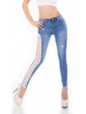 FAY-JEANS SKINNY CON PIZZO