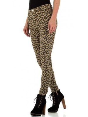 MYRA-PANTALONE LEOPARDATO