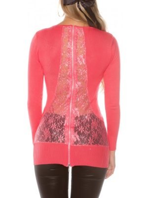 NIVEK-ABITO MAGLIA LUNGA CON PIZZO