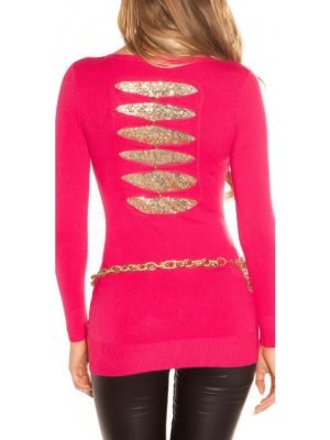 CLORINDA-VESTITO CON INSERTI ORO