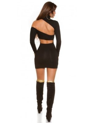 LORETTE-MINI ABITO CON SCHIENA NUDA