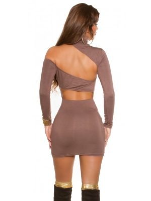 LORETTE-MINI ABITO CON SCHIENA NUDA