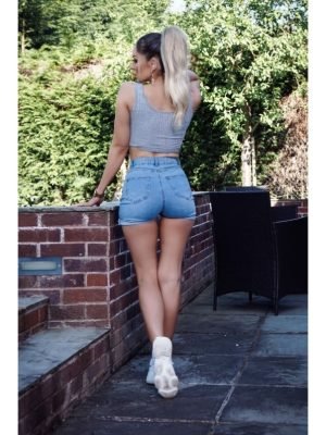 GAIA-TOP CROP GRIGIO A COSTINE