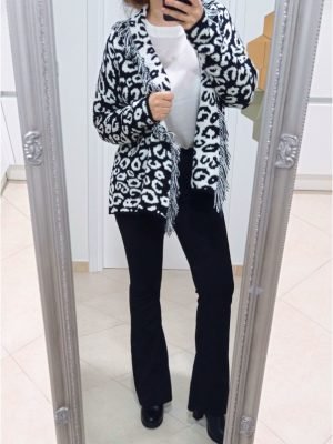 CARDIGAN LEOPARDATO