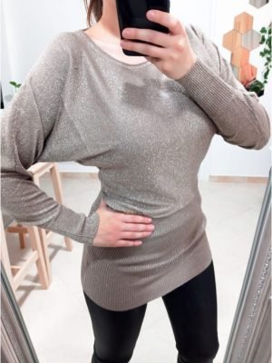 ABITO MAGLIA LUNGA LUREX