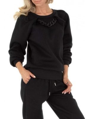 TUTA FELPATA CON CATENA