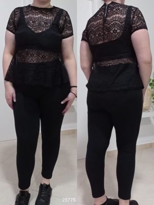 MAGLIA IN PIZZO TRASPARENTE