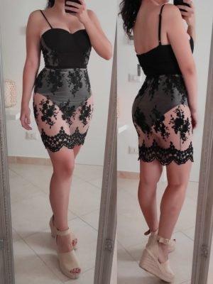 ABITO CON TRASPARENZE