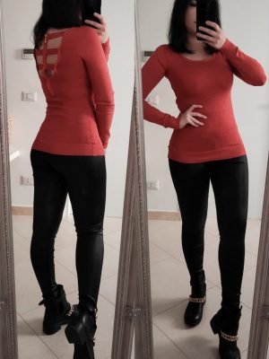 MAGLIA LUNGA EFFETTO GLITTERATO