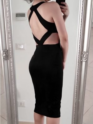 ABITO LONGUETTE CON SCHIENA NUDA