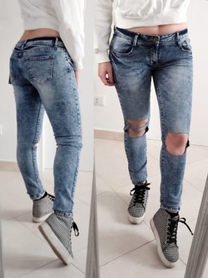 GARRIDO-JEANS CON STRAPPI