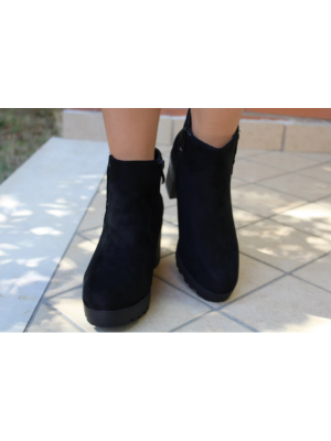 TRENTO-STIVALETTO CON TACCO BASSO