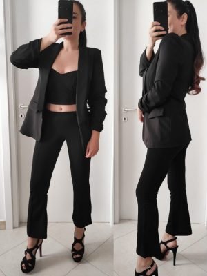 COMPLETO BLAZER PANTALONE E TOP