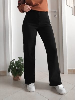 JEANS Wide leg nero