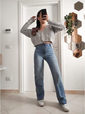 JEANS Loose straight stretch full length