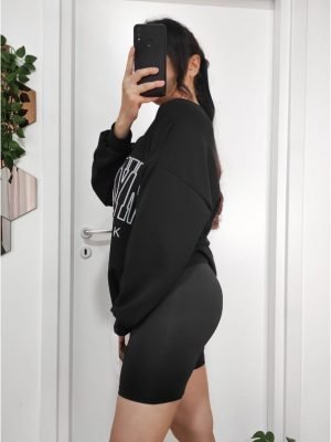 MAGLIA NY oversize nero