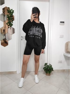 MAGLIA NY oversize nero