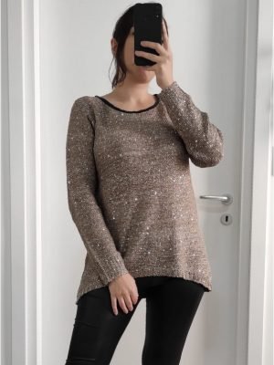 VALARY-MAGLIA BLUSA CHIFFON PAILLETTES