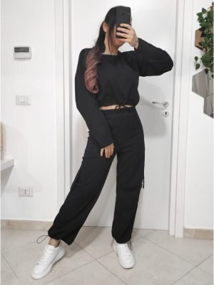 Tuta cargo cotone primaverile